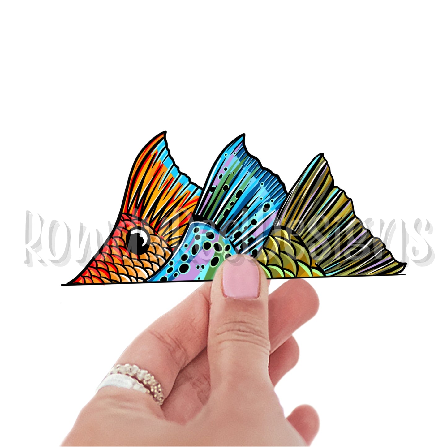 Freshwater Fins Sticker